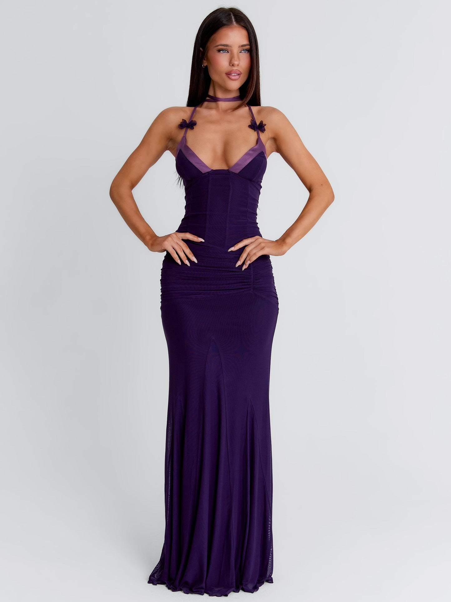 AILIANI MAXI DRESS PURPLE