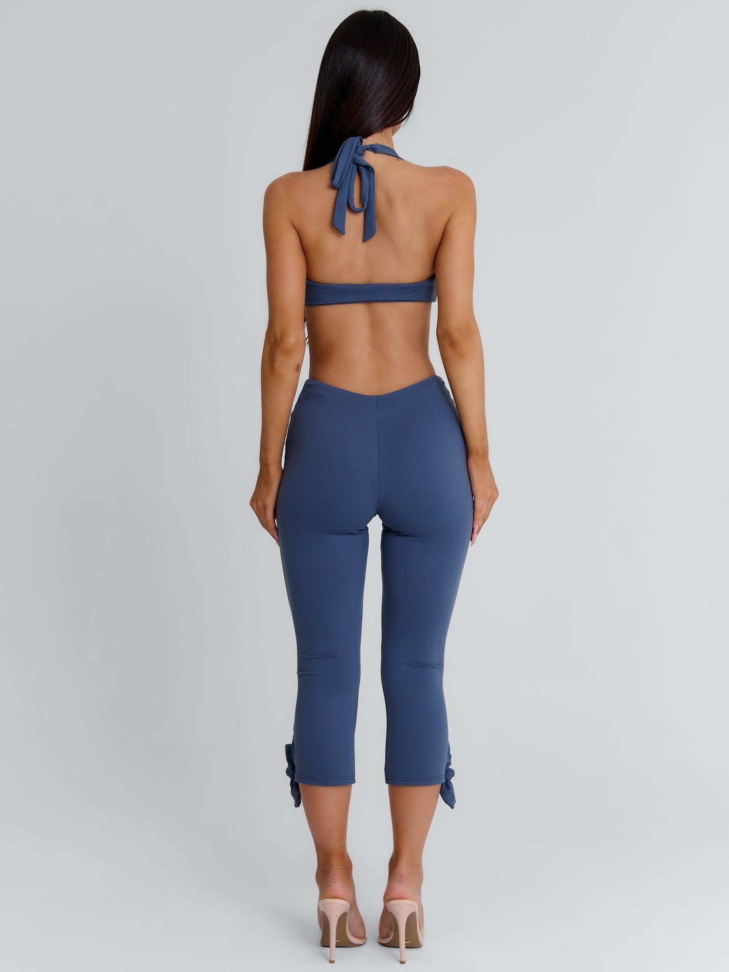 BLAIRE CAPRI PANTS STEEL