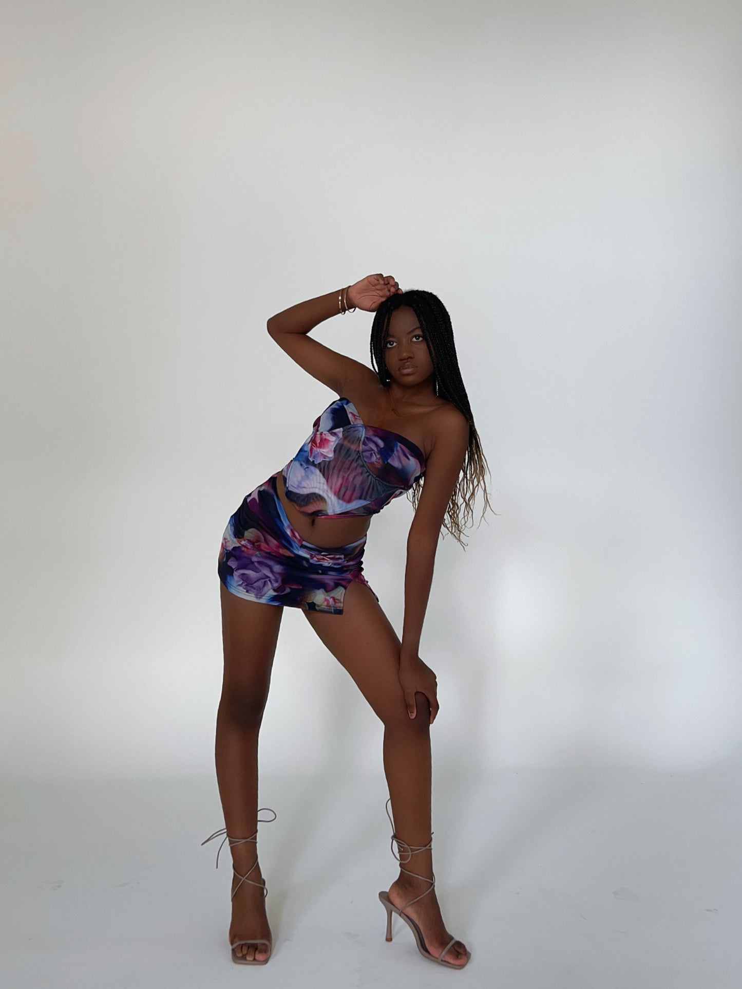 SERENA PRINTED CROP TOP