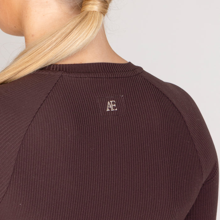 Aubrion Equestrian Ribbed Long Sleeve Top