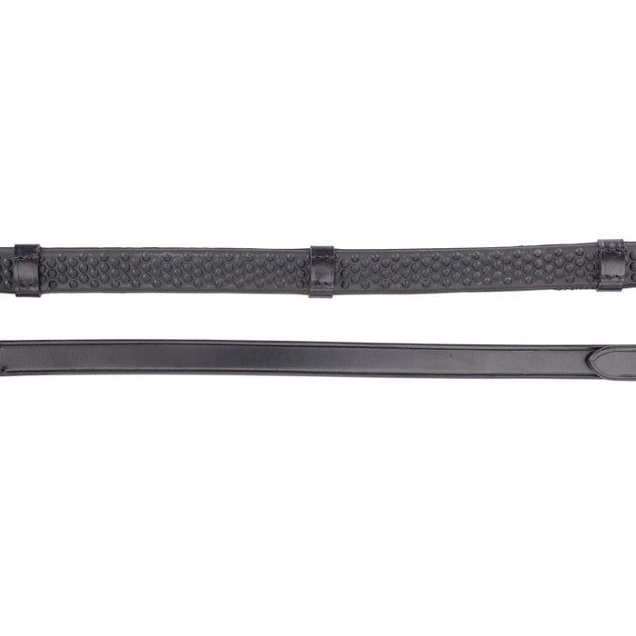 Avignon Rubber Reins with Leather Stoppers