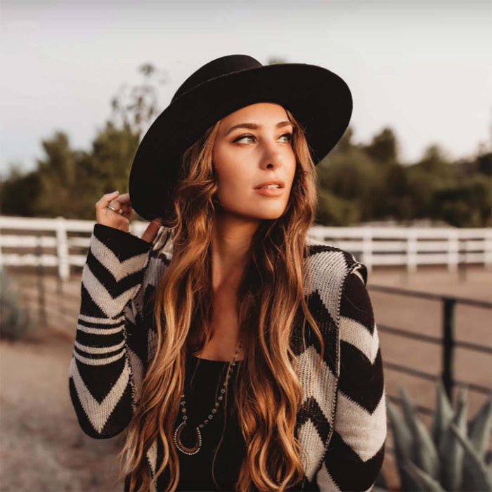 Ciao Bella Hand Crafted Wool Felt Gaucho Hat - Biltmore Hats Bolero Hat Biltmore Hats