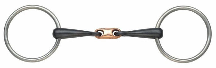 Copper Lozenge Snaffle with Sweet Iron Mouth