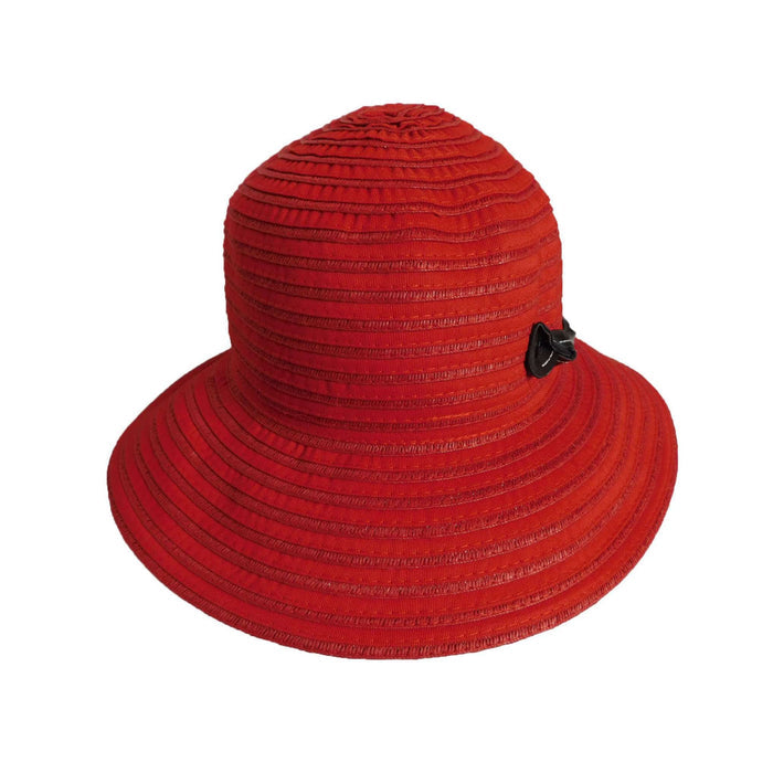 Packable Ribbon Bucket Hat - Boardwalk Style Wide Brim Hat Boardwalk Style Hats