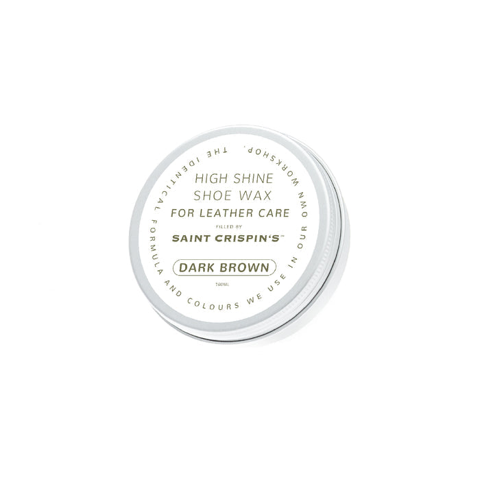 Shoe Wax, Dark Brown - 100ml