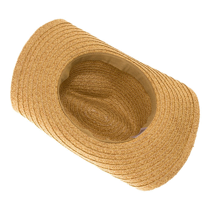 Straw Cowboy Hat with Tribal Pattern Band - Boardwalk Hats Cowboy Hat Boardwalk Style Hats