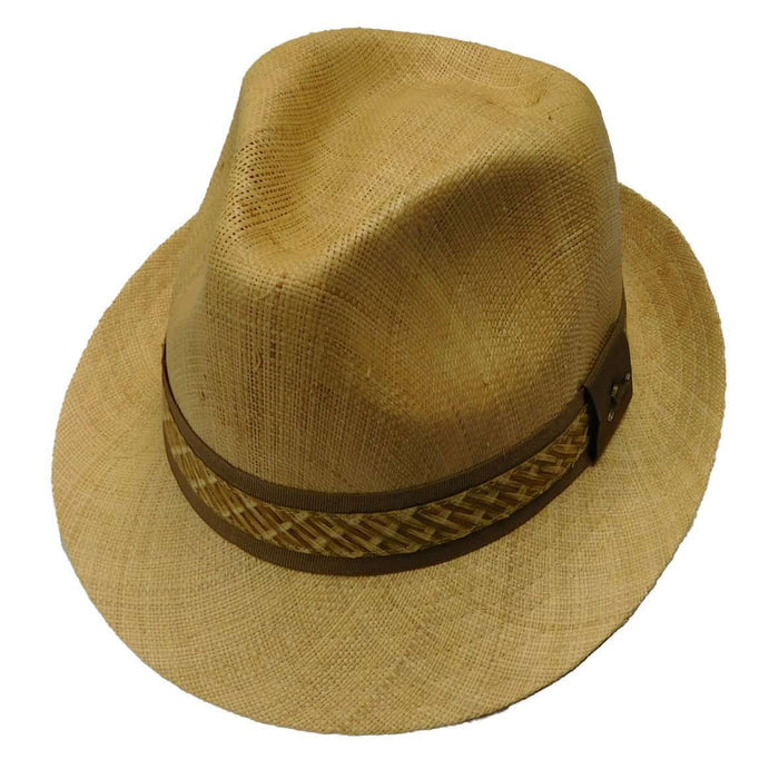 Tommy Bahama Raffia Fedora Hat Safari Hat Tommy Bahama Hats MSRA924NTS S/M