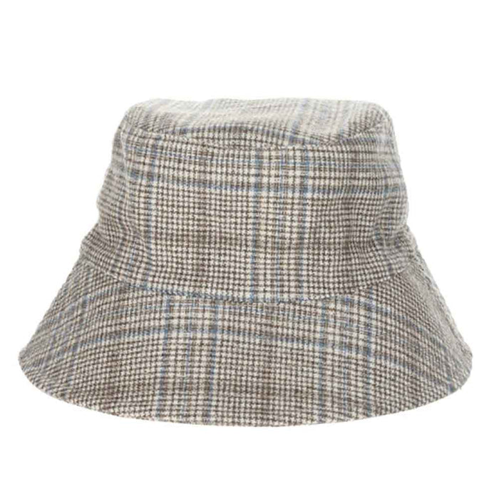 Wool Blend Scottish Tweed Bucket Hat - Scala Hats Bucket Hat Scala Hats