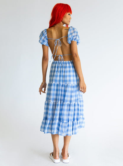 Danny Midi Dress Blue