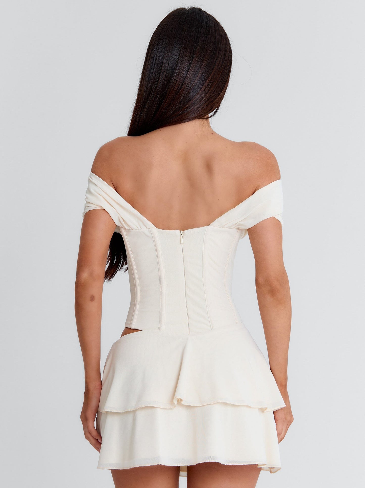 ADALYN MINI DRESS IVORY