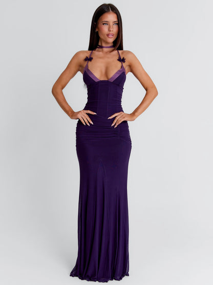AILIANI MAXI DRESS PURPLE