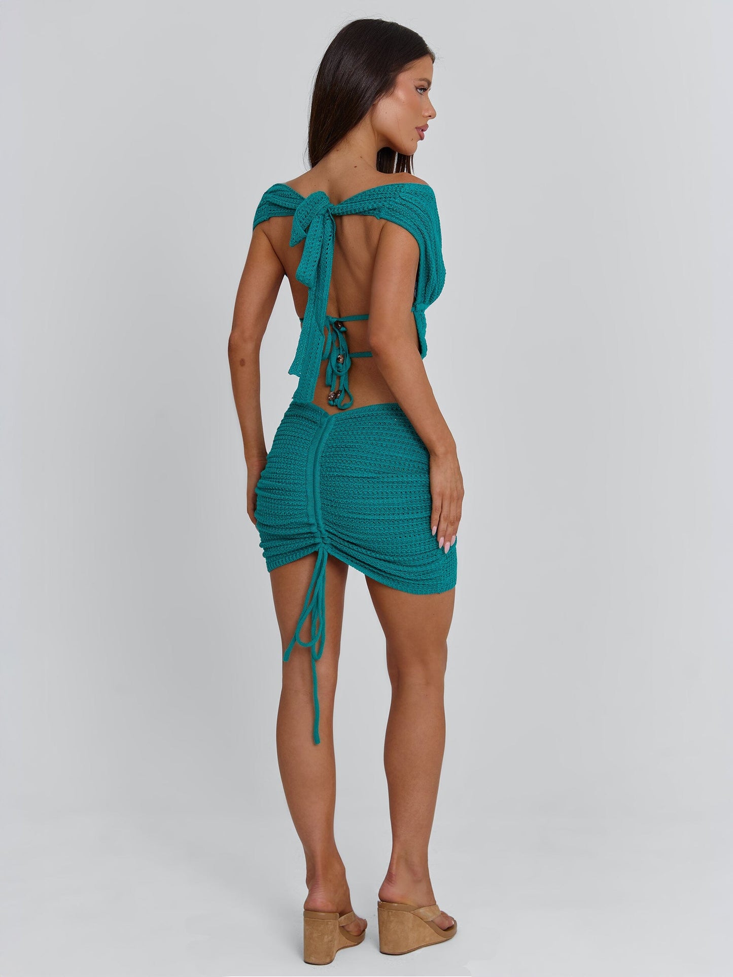 ALIA TOP TEAL