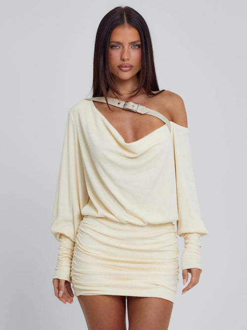 AZARI MINI DRESS CREAM