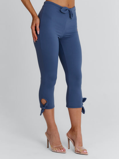 BLAIRE CAPRI PANTS STEEL