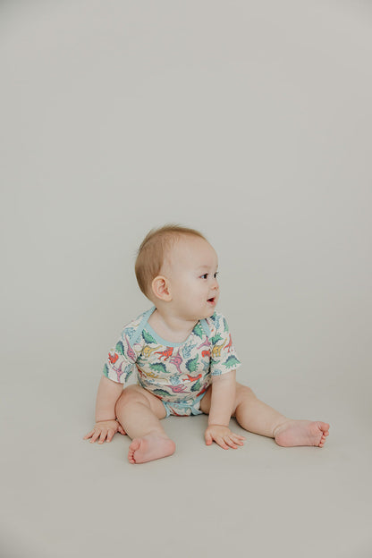 Short Sleeve Bodysuit - Dinosaurs of Jurassic Park