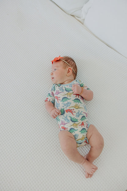 Short Sleeve Bodysuit - Dinosaurs of Jurassic Park