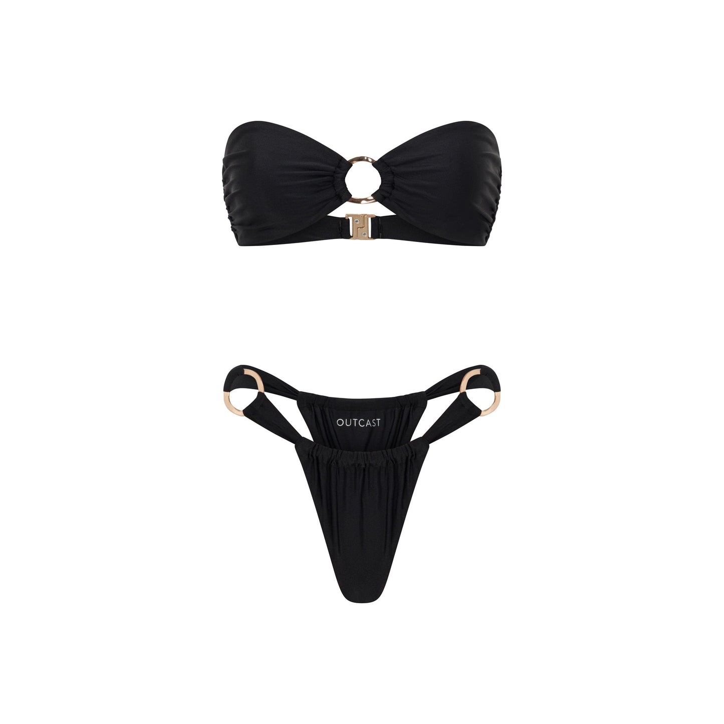 DENVER BIKINI TOP BLACK
