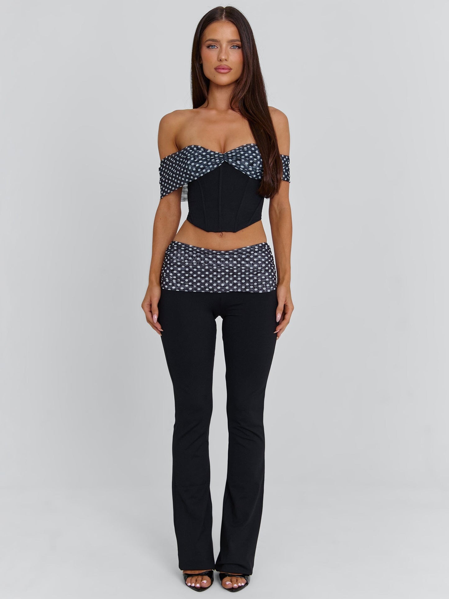 EMIL TOP BLACK POLKA DOT