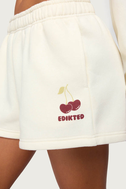 Cherry Babe Sweat Shorts