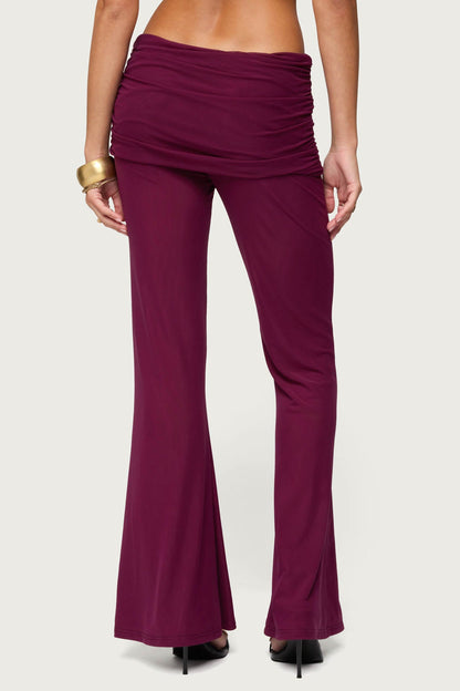 Halli Foldover Mini Skirt Pants