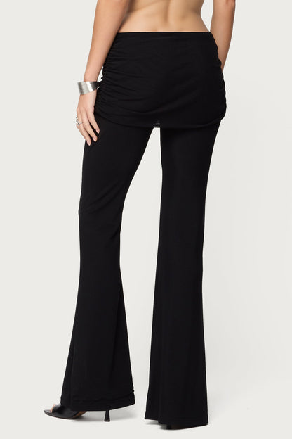 Halli Foldover Mini Skirt Pants