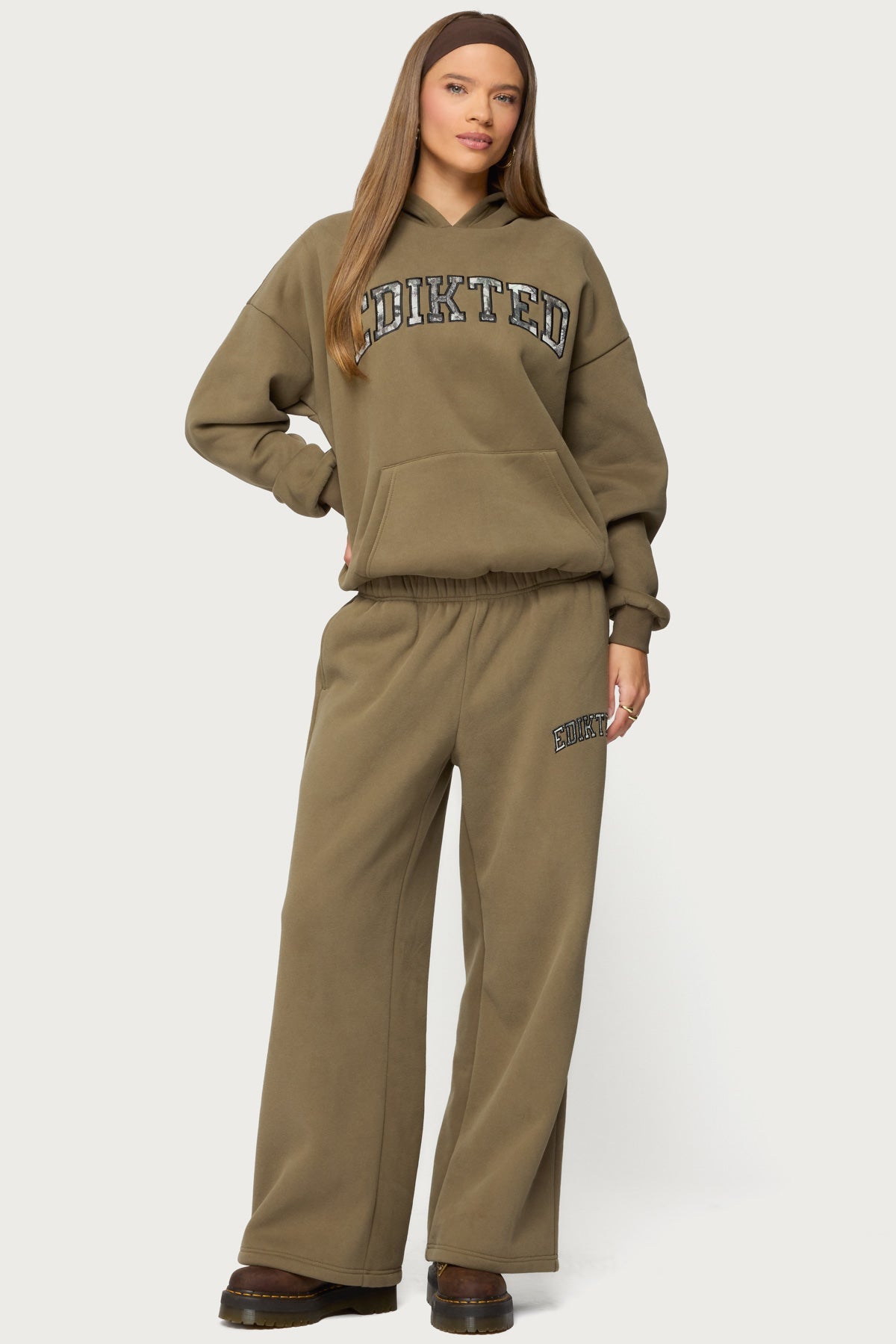 Camo Crush Edikted Oversized Hoodie