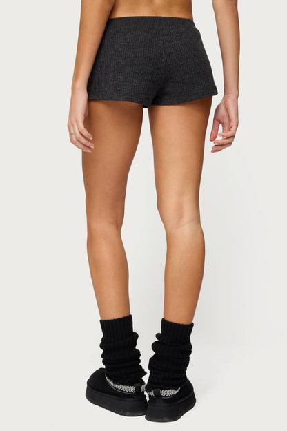 Teddy Waffle Shorts