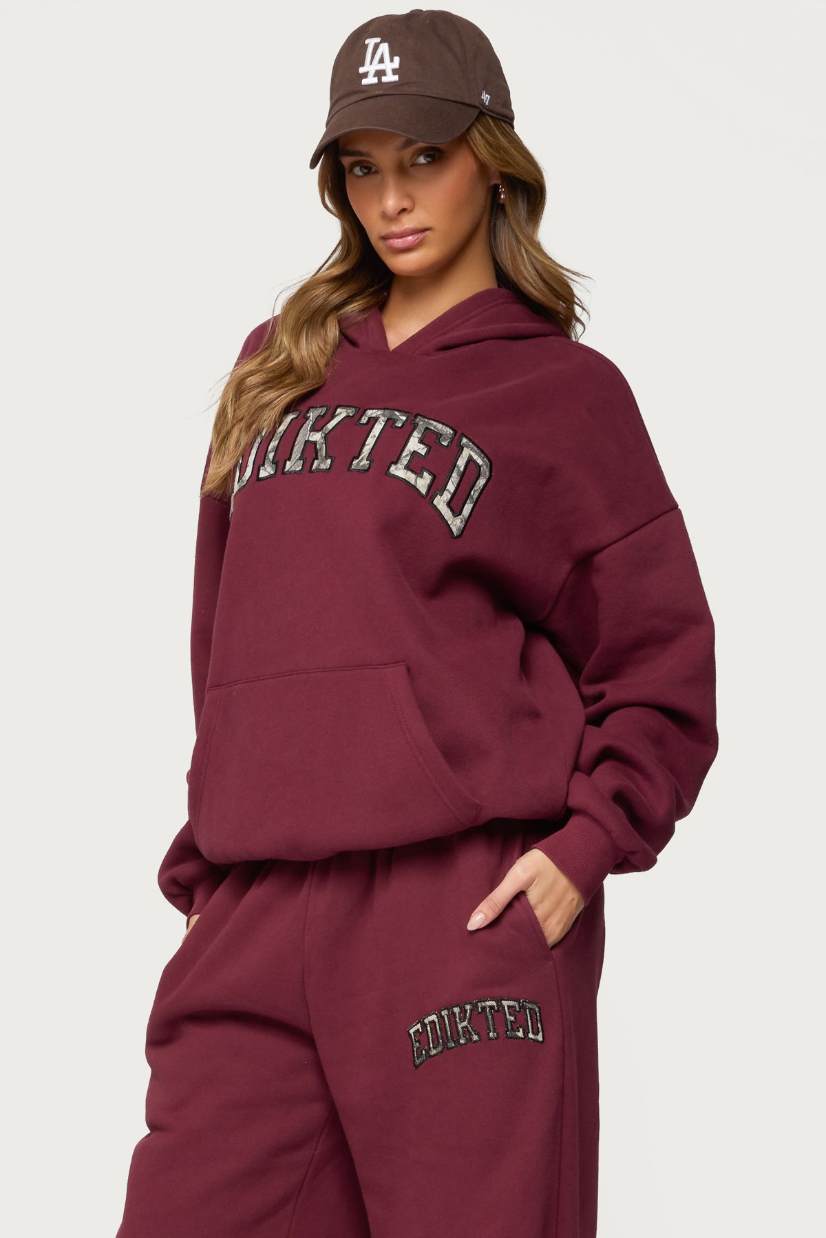 Camo Crush Edikted Oversized Hoodie