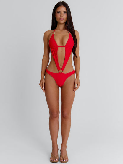 ILSA ONEPIECE SWIM RED