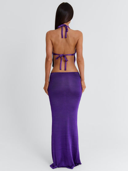 IRISS MAXI DRESS PURPLE
