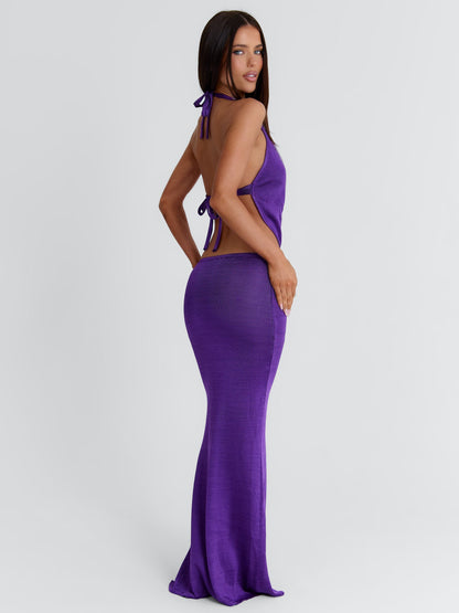 IRISS MAXI DRESS PURPLE