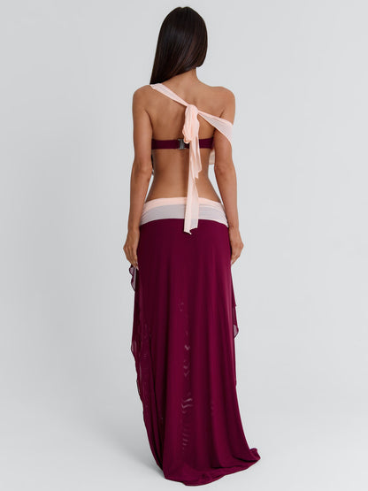 JADAI MAXI SKIRT WINE