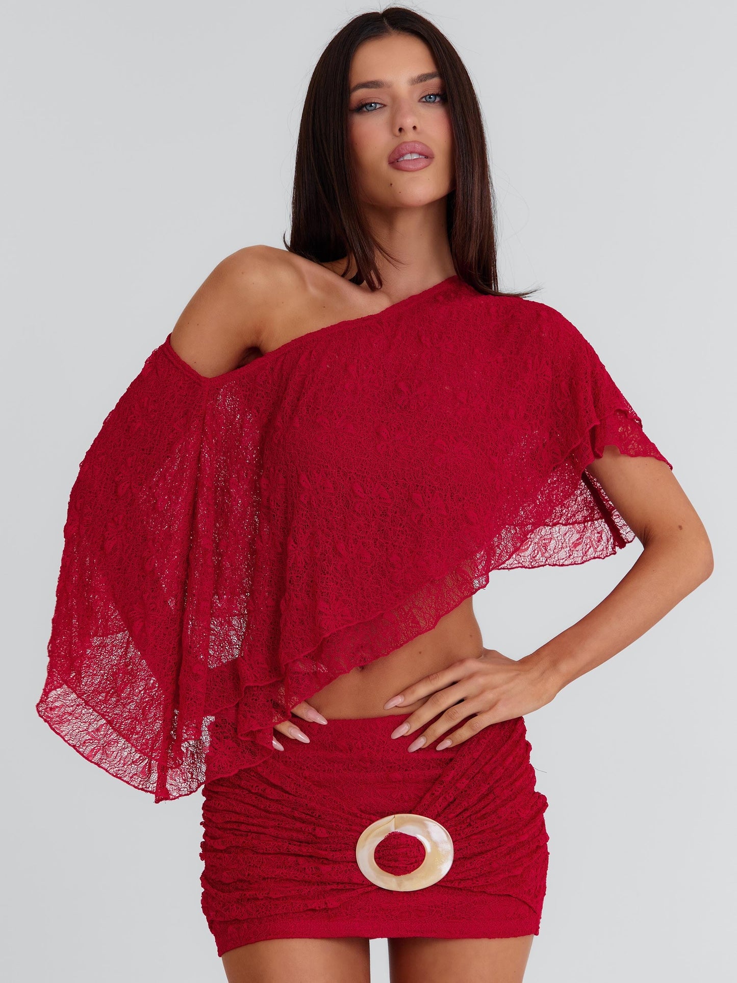JILLIAN TOP RED