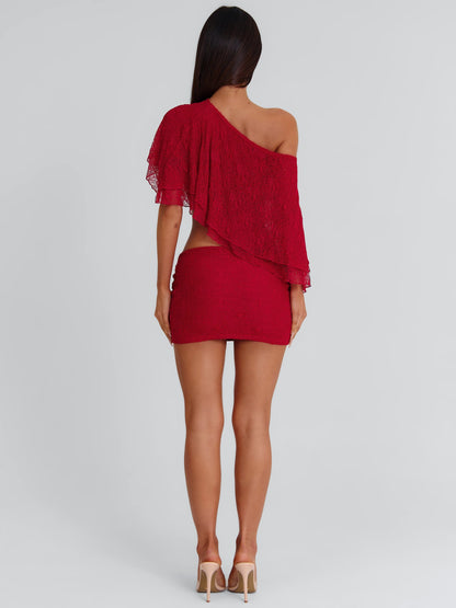JILLIAN TOP RED