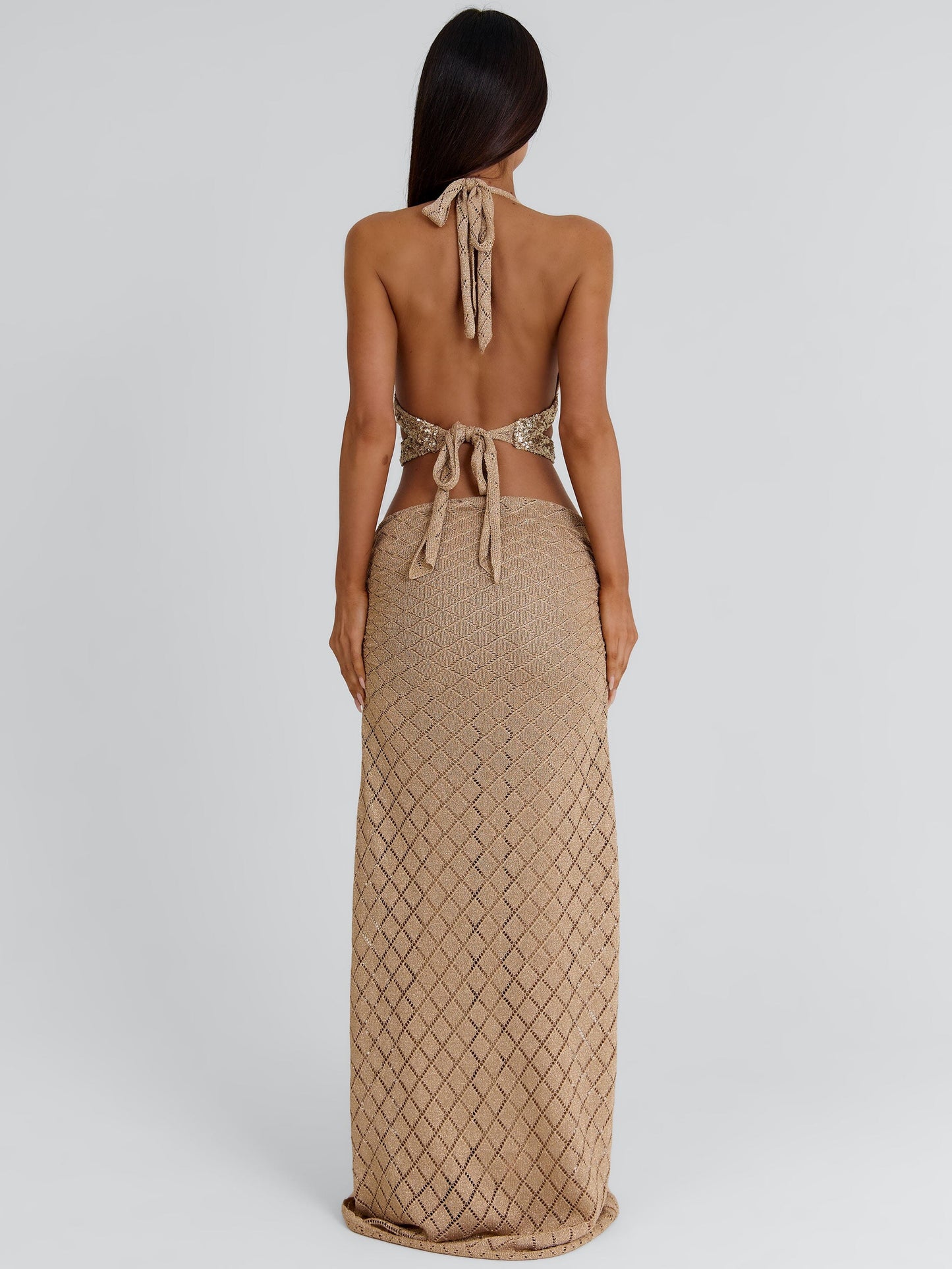 JOSEPHENE MAXI SKIRT GOLD