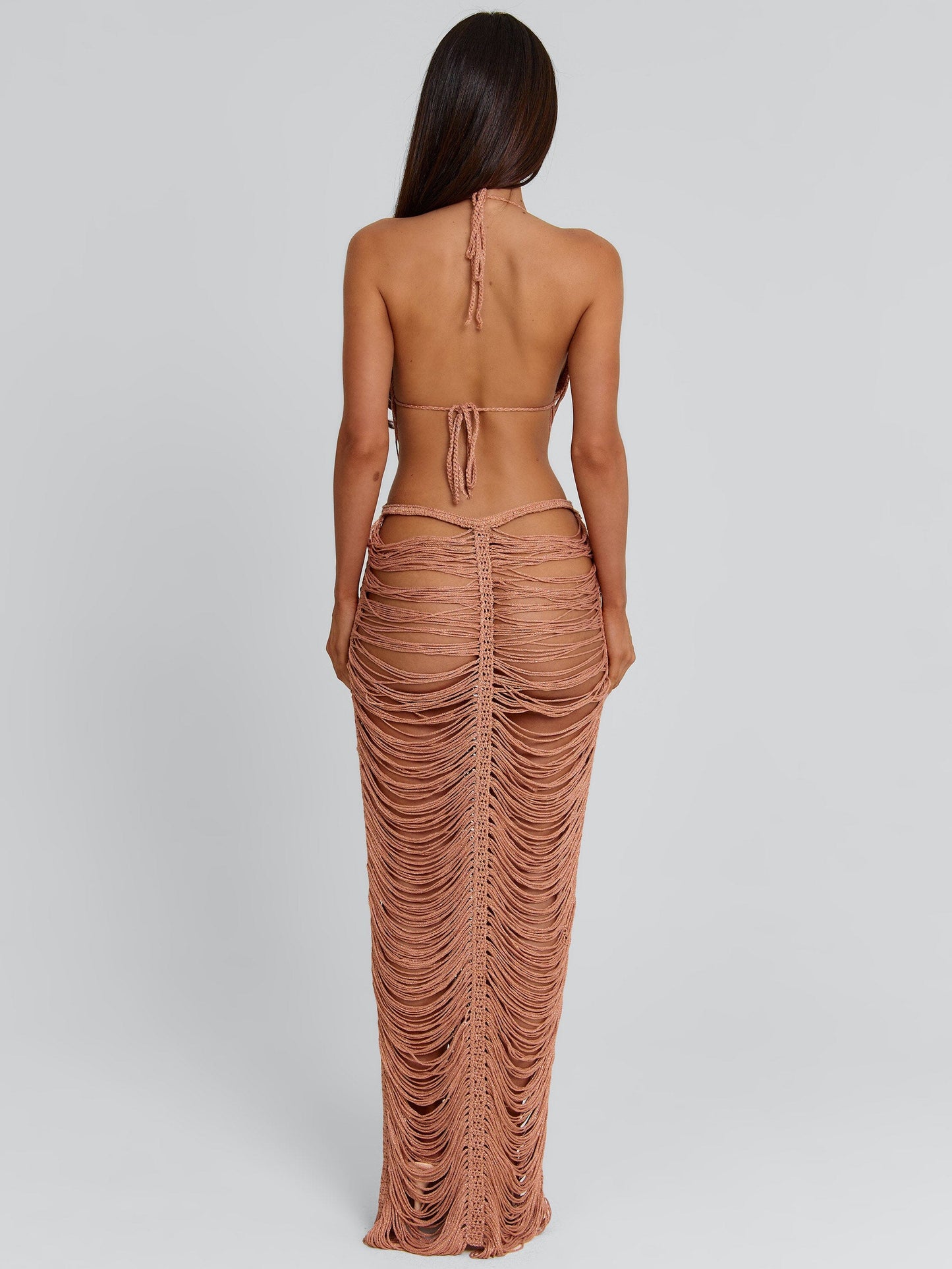 KAELANI MAXI DRESS ROSE GOLD
