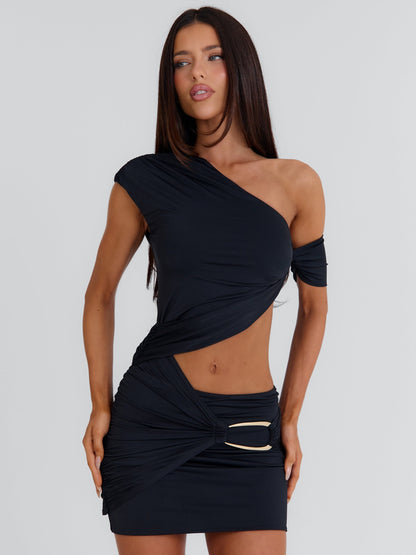 KARENNE MINI DRESS BLACK