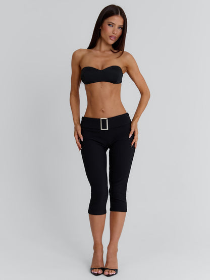 CHEYENE CAPRI PANTS BLACK