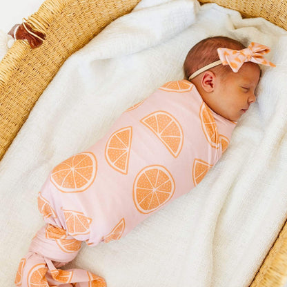 Knit Swaddle Blanket - Cutie