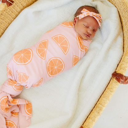 Knit Swaddle Blanket - Cutie