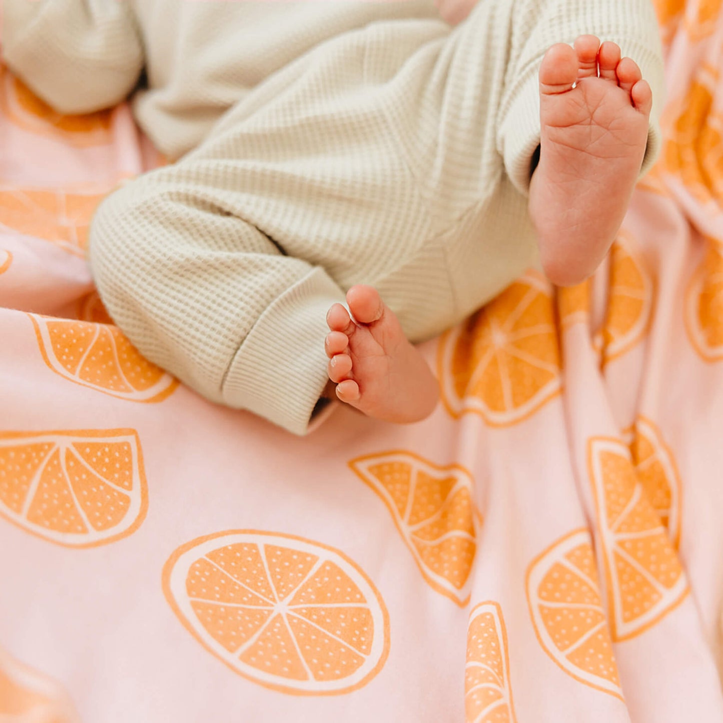Knit Swaddle Blanket - Cutie