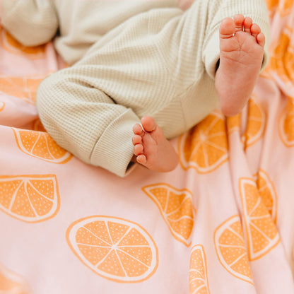 Knit Swaddle Blanket - Cutie