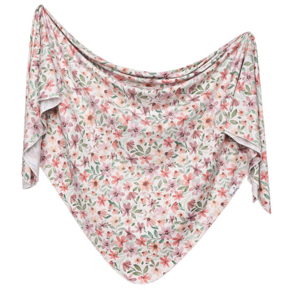 Knit Swaddle Blanket - Natalie