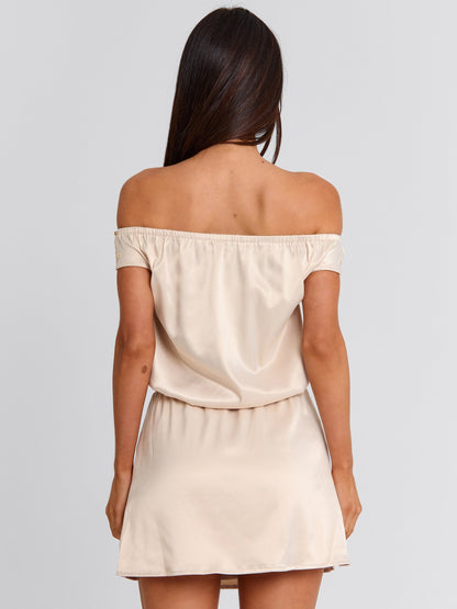LILLIANNE MINI DRESS IVORY