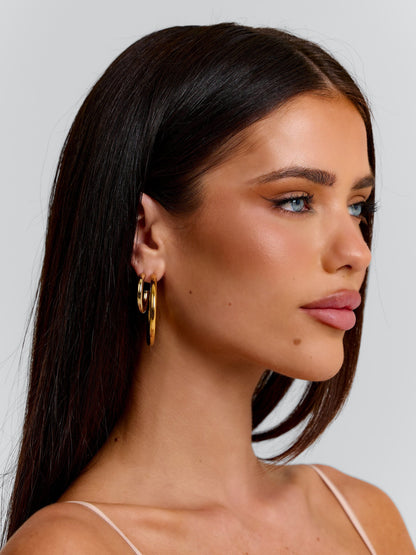 LIOR 3 PAIR EARRING SET GOLD