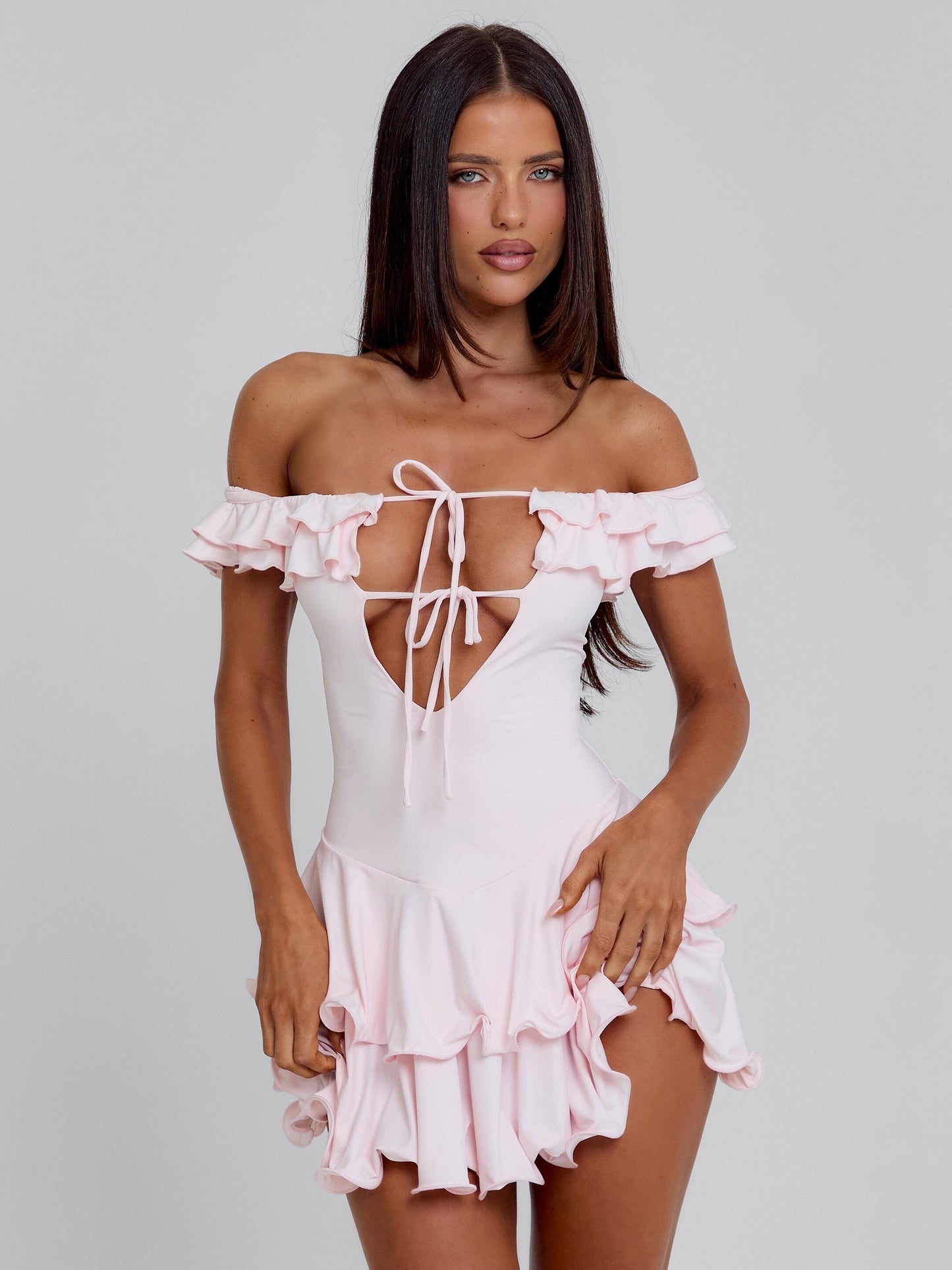 LORRAINE MINI DRESS PINK