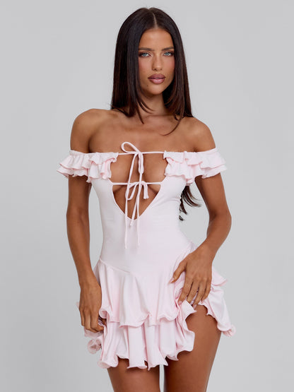 LORRAINE MINI DRESS PINK