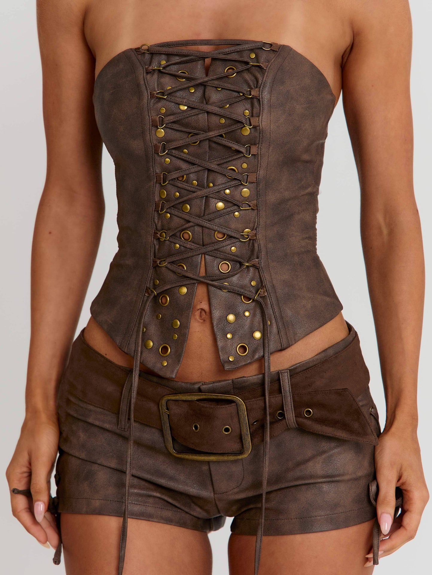 LUNEXA TOP BROWN