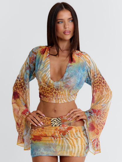 MAKENNA LONGLINE TOP LEILA
