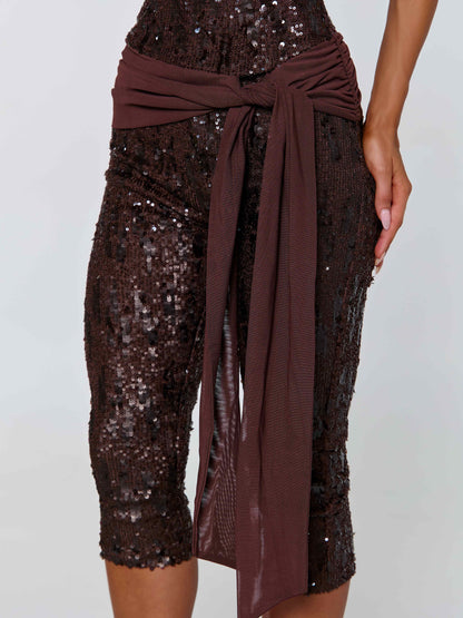 MARIELLA JUMPSUIT CHOCOLATE